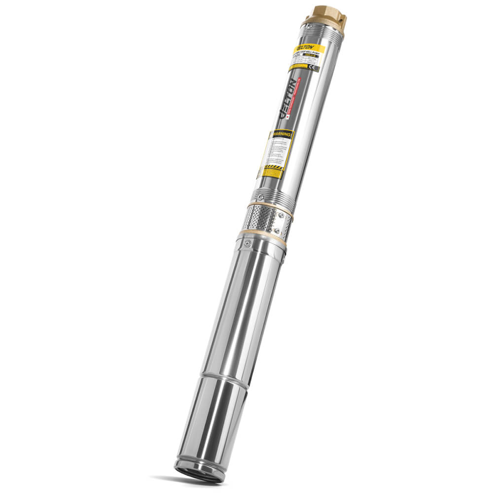 ปั๊มบาดาล บ่อ 3 นิ้ว DELTON รุ่น 3SDL2-11 ขนาดท่อ 1-1/4 นิ้ว 750 วัตต์ 11 ใบพัด